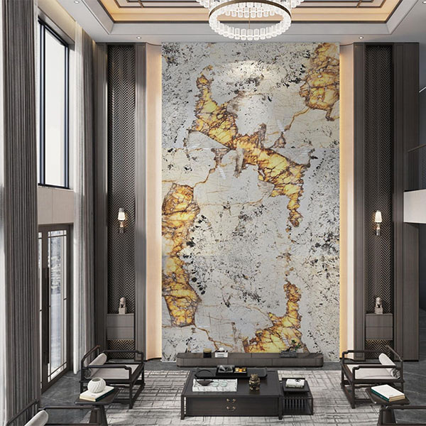 quartzite backlit wall