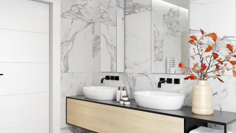 Ideal Marble Material for Bathrooms and Wet Areas