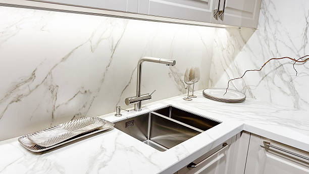 pure white marble